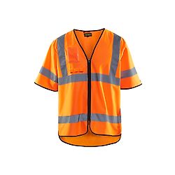 Gilet de travail haute visibilité 3023 - Orange fluo image