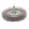 Brosse circulaire fil Inox ondulé pour métal Classic image 3