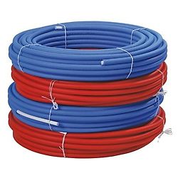 Tube Multicouches TURATEC pré-gainé - Gaine rouge image