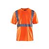 T-shirt de travail haute visibilité col V 3313 - Orange fluo image 0