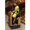 Bermuda de travail AUTHENTIC HV BOUGIE - MARINE/JAUNE FLUO image 3