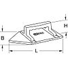 Taloche BOIS - manche plastique - Pointue - 270x180 mm image 1