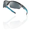 Lunette de protection éco-conçue demi-monture PC/TPR TRYON - Noir/Bleu image 2