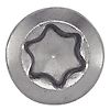 Vis terrasse tête fraisée réduite six lobes - Double filet - Inox A2 image 11