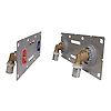 Sortie de cloison SERTIFIX multicouche XR - Entraxe 150mm image 0