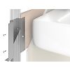 Boite de 16 - Platine de renfort pour la fixation d'objets lourds - 140x106 mm image 2