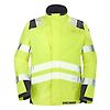 VESTE SOFTSHELL HV TEIDE JAUNE FLUO/BLEU MARINE image 2
