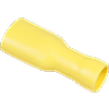 Boite de 50 cosses femelles completement isolées 4 à 6mm² - Jaune image 0