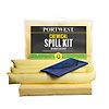 Lot de 6 Kit absorbants 20 litres produits chimiques Jaune image 0