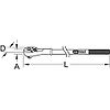 Cliquet 24 dents - 3/4'' - L. 1m image 5