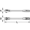 Cliquet 72 dents extra-long inclinable ULTIMATE® 1/2'' image 1