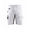 Short de travail stretch pour peintre 1094 - Blanc/Gris foncé image 0