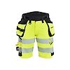 Short de travail stretch 4D haute visibilité femme 7020 - Jaune/Noir image 0