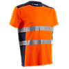 T-shirt de travail manches courtes haute visibilité NEKKI - Orange Fluo image 2