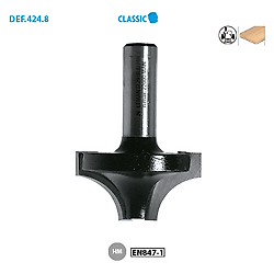 ø 17 ø Queue 8 Long. Utile 12 Nbr coupes 2 Rayon 4mm image