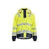 Veste de pluie haute visibilité niveau 3 4327 - Jaune fluo/Marine image 0