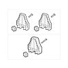 Pack de 2 - Peigne presseur FP4 - Mousse EVA image 1