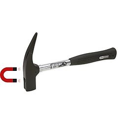 Marteau de charpentier magnétique 600g manche acier tubulaire, néoprène image