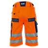Bermuda de travail AUTHENTIC HV CHANDELLE - MARINE/ORANGE FLUO image 1