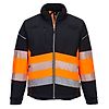 Veste Softshell PW3 Haute Visibilité Classe 1 Noir/Orange image 1