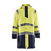 Veste de pluie haute visibilité niveau 1 4324 - Jaune fluo/Marine image 0