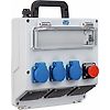 COFFRET DE CHANTIER FIXO F1D 230V/16A/MAX 3,5kW 3 PRISES NF 2P+T + 1 PNT/16A/230V image 0