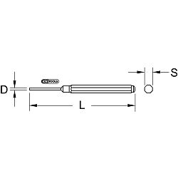 Chasse-axes avec système R-Ball - corps hexagonal image