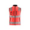 Gilet de travail softshell haute visibilité 3049 - Rouge fluo image 0