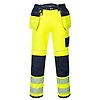 Pantalon HV PW3 poches flottantes Jaune/Marine image 2