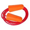 Lot de 200 paires de bouchons anti-bruits en mousse PU + cordon Orange image 0