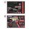 Composition d’outils pour servante 184 pièces image 5