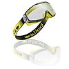Lunettes-masque de protection PC/TPR SPECTRUM Incolore Platinium - Noir/Jaune  image 0