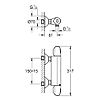 Mitigeur thermostatique douche Grohtherm 1000 image 3