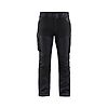 Pantalon maintenance denim stretch 2D femme 7147 - Marine/Noir image 0