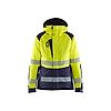 Veste hiver haute visibilité femme 4456 - Jaune/Marine image 0