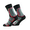 Chaussettes épaisses et chaudes PES Coolmax/laine LEMAT Gris/Noir/Rouge image 4