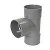 Culotte simple PVC Vidange 90° Femelle Femelle image 0