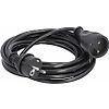 RALLONGE PVC 5M H05VV-F 3G1,5 - NOIR image 0