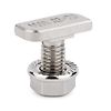 Boite de 100 - Connecteur transversal pour fixation inférieure - Inox A2 image 0