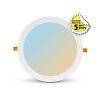 Plafonnier LED Alu blanc SLIMY CCT GRADABLE image 3
