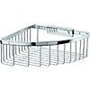 Panier de douche amovible d'angle à fil chrome image 0