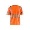 T-shirt de travail anti-UV haute visibilité 3420 - Orange fluo image 0