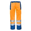 PANTALON FLUO BASE XP ORANGE FLUO/BLEU BUGATTI image 2
