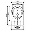 Cuvette WC suspendue avec abattant Rimfree image 2