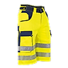 Bermuda de travail AUTHENTIC HV BOUGIE - MARINE/JAUNE FLUO image 0