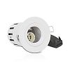 Support spot fixe BBC + douille auto Ø90mm IP20/IP65 - Blanc image 0