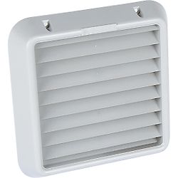 Grille fixe de sortie d'air extérieure - Gris clair image
