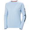 T-shirt de travail à manches longues femme avec logo - Bleu image 0