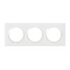 Plaque de finition dooxie 3 postes finition blanc image 0