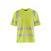 T-shirt de travail haute visibilité col V anti-UV 3380 - Jaune fluo image 0